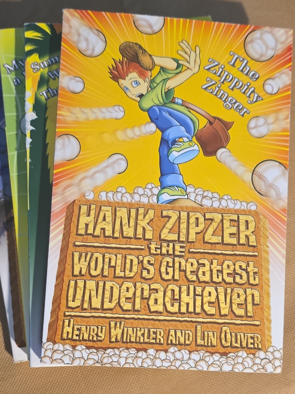 The Zippity Zinger Yellow Kids Party Book - Hank Zipzer